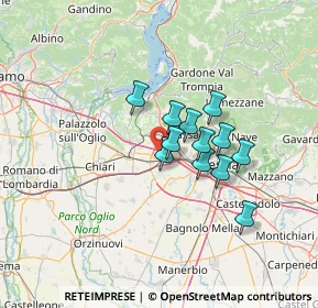 Mappa Via Franciacorta, 25035 Ospitaletto BS, Italia (9.53417)