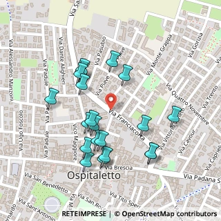 Mappa Via Franciacorta, 25035 Ospitaletto BS, Italia (0.2305)