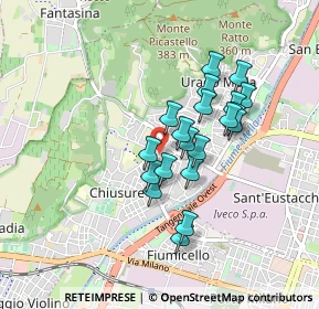 Mappa Via degli Acciaiuoli, 25127 Brescia BS, Italia (0.698)