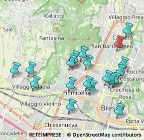 Mappa Via degli Acciaiuoli, 25127 Brescia BS, Italia (1.9995)