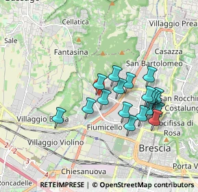 Mappa Via dei Cominazzi, 25127 Brescia BS, Italia (1.60053)