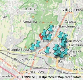 Mappa Via dei Cominazzi, 25127 Brescia BS, Italia (1.663)