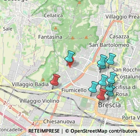 Mappa Via degli Acciaiuoli, 25127 Brescia BS, Italia (1.94909)
