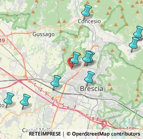 Mappa Via degli Acciaiuoli, 25127 Brescia BS, Italia (5.0025)