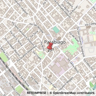 Mappa Via Sant'Antonio, 28, 20015 Parabiago, Milano (Lombardia)