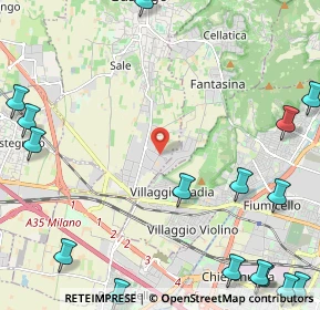 Mappa Via Camillo Golgi, 25064 Brescia BS, Italia (3.49875)