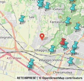 Mappa Via Camillo Golgi, 25064 Brescia BS, Italia (2.88882)