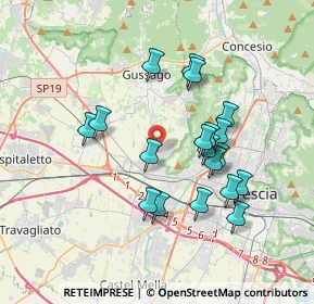 Mappa Via Camillo Golgi, 25064 Brescia BS, Italia (3.29316)