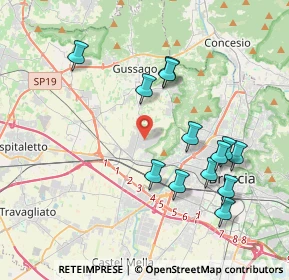 Mappa Via Camillo Golgi, 25064 Brescia BS, Italia (3.92462)
