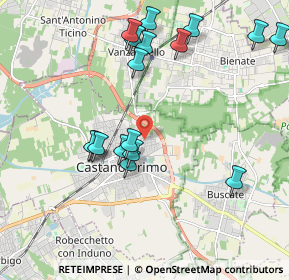 Mappa Via Macallè, 20022 Castano Primo MI, Italia (2.3875)