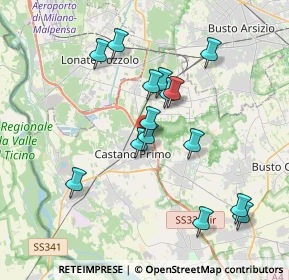 Mappa Via Macallè, 20022 Castano Primo MI, Italia (3.44667)