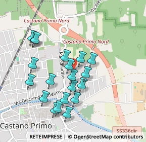 Mappa Via Macallè, 20022 Castano Primo MI, Italia (0.438)