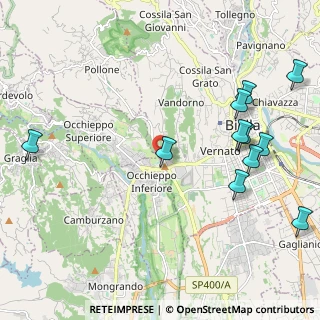 Mappa Via Oropa, 13897 Occhieppo Inferiore BI, Italia (2.55909)