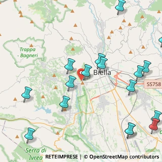 Mappa Via Oropa, 13897 Occhieppo Inferiore BI, Italia (5.64588)