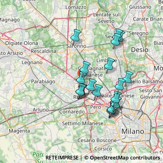 Mappa Viale Alfa Romeo, 20044 Arese MI, Italia (6.9445)
