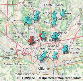 Mappa Via Alessandrina, 20037 Paderno Dugnano MI, Italia (6.724)