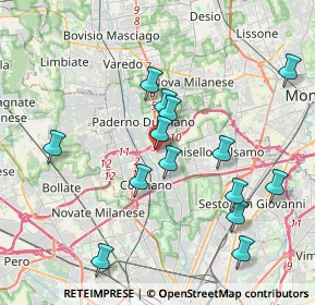 Mappa Via Alessandrina, 20037 Paderno Dugnano MI, Italia (3.9)