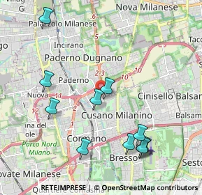 Mappa Via Alessandrina, 20037 Paderno Dugnano MI, Italia (2.20182)