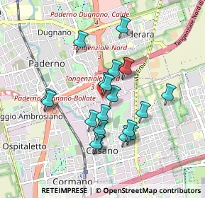 Mappa Via Alessandrina, 20037 Paderno Dugnano MI, Italia (0.7625)