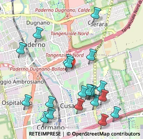 Mappa Via Alessandrina, 20037 Paderno Dugnano MI, Italia (1.164)