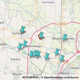 Mappa Via San Paolo, 30037 Scorzè VE, Italia (4.2825)