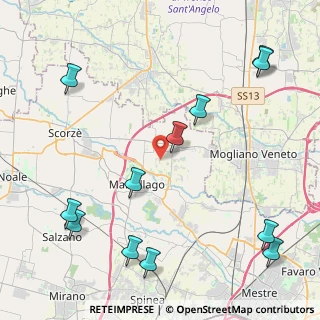 Mappa Via San Paolo, 30037 Scorzè VE, Italia (5.54333)