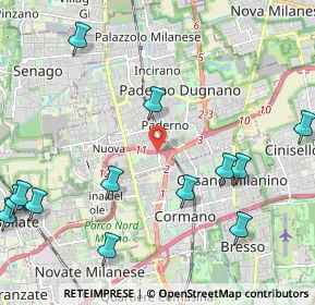 Mappa SP 46, 20037 Paderno Dugnano MI (2.78846)