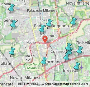 Mappa SP 46, 20037 Paderno Dugnano MI (2.68154)
