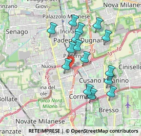 Mappa SP 46, 20037 Paderno Dugnano MI (1.692)