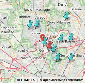 Mappa SP 46, 20037 Paderno Dugnano MI (3.66818)