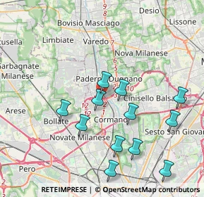 Mappa SP 46, 20037 Paderno Dugnano MI (4.01667)