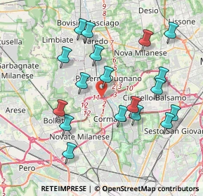 Mappa SP 46, 20037 Paderno Dugnano MI (3.92944)
