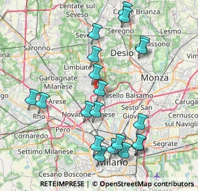 Mappa SP 46, 20037 Paderno Dugnano MI (8.4455)