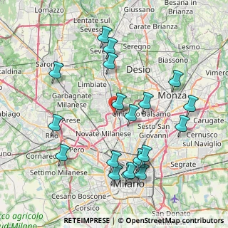 Mappa SP 46, 20037 Paderno Dugnano MI (8.7345)