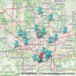 Mappa SP 46, 20037 Paderno Dugnano MI (8.274)