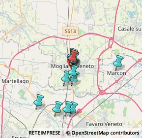 Mappa Via IV Novembre, 31021 Mogliano Veneto TV, Italia (2.43929)