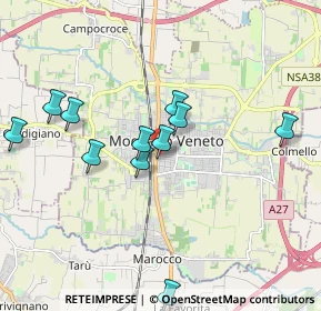 Mappa Via IV Novembre, 31021 Mogliano Veneto TV, Italia (1.83727)