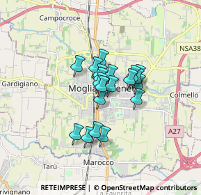 Mappa Via IV Novembre, 31021 Mogliano Veneto TV, Italia (1.043)