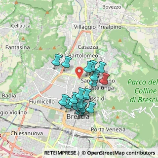 Mappa Via Fabio Filzi, 25121 Brescia BS, Italia (1.4835)