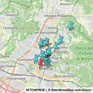 Mappa Via Fabio Filzi, 25121 Brescia BS, Italia (1.29875)