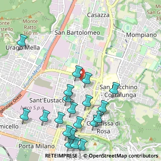 Mappa Via Fabio Filzi, 25121 Brescia BS, Italia (1.2905)