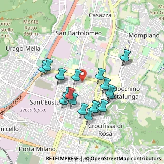 Mappa Via Fabio Filzi, 25121 Brescia BS, Italia (0.8315)
