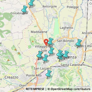 Mappa Via Ferdinando Magellano, 36100 Vicenza VI, Italia (2.0975)