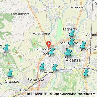 Mappa Via Ferdinando Magellano, 36100 Vicenza VI, Italia (2.56545)