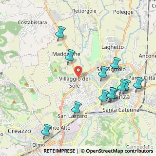 Mappa Via Ferdinando Magellano, 36100 Vicenza VI, Italia (2.26667)