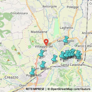 Mappa Via Ferdinando Magellano, 36100 Vicenza VI, Italia (2.33923)