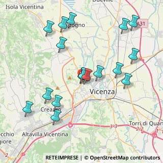 Mappa Via Ferdinando Magellano, 36100 Vicenza VI, Italia (4.25588)