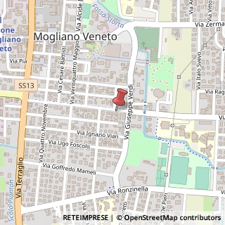 Mappa Via Francesco Barbiero, 54, 31021 Mogliano Veneto, Treviso (Veneto)