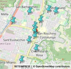 Mappa Via Guido Zadei, 25023 Brescia BS, Italia (0.91455)