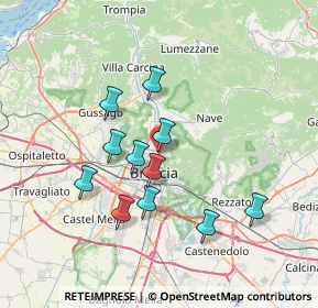 Mappa Via Guido Zadei, 25023 Brescia BS, Italia (6.25)